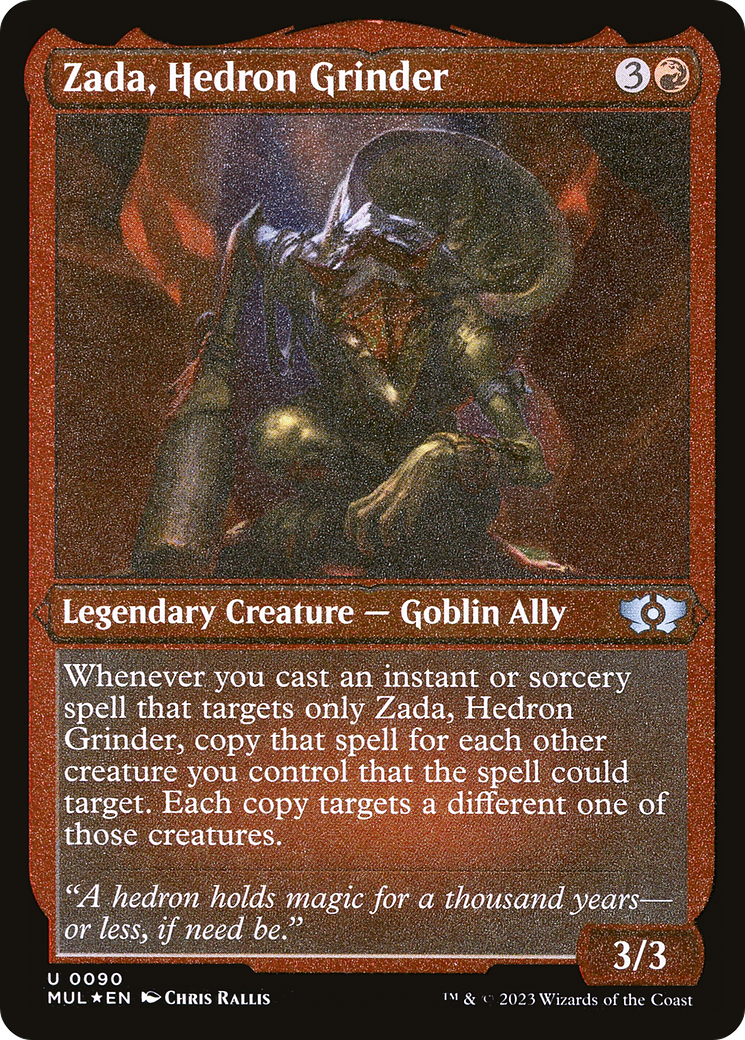 Zada, Hedron Grinder (Foil Etched) [Multiverse Legends] | Golgari Games