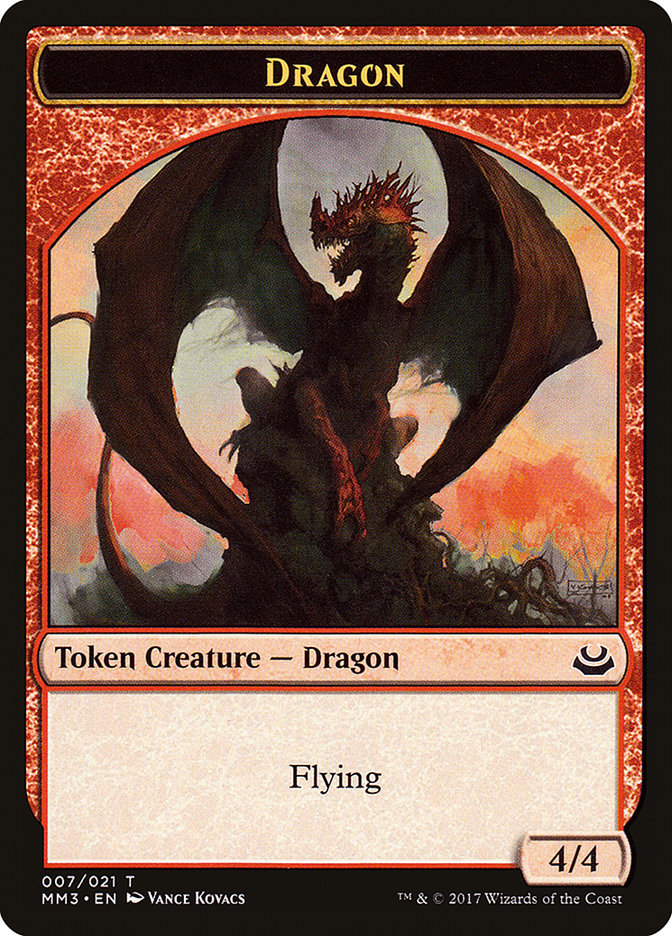 Dragon Token [Modern Masters 2017 Tokens] | Golgari Games