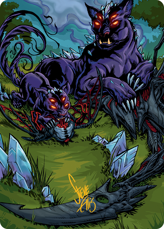 Lurrus of the Dream-Den Art Card (Gold-Stamped Signature) [March of the Machine Art Series] | Local Legends