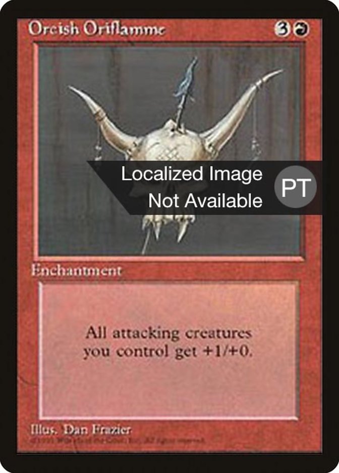 Orcish Oriflamme [Fourth Edition (Foreign Black Border)] | Local Legends