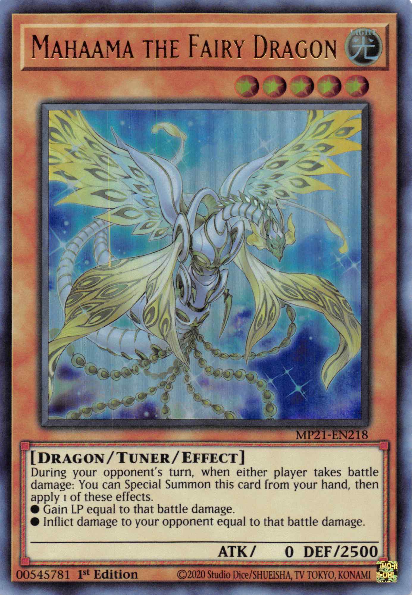 Mahaama the Fairy Dragon [MP21-EN218] Ultra Rare | Golgari Games