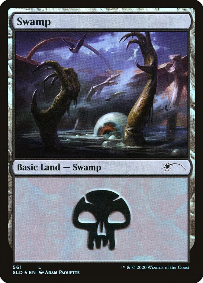 Swamp (Witchcraft) (561) [Secret Lair Drop Promos] | Golgari Games