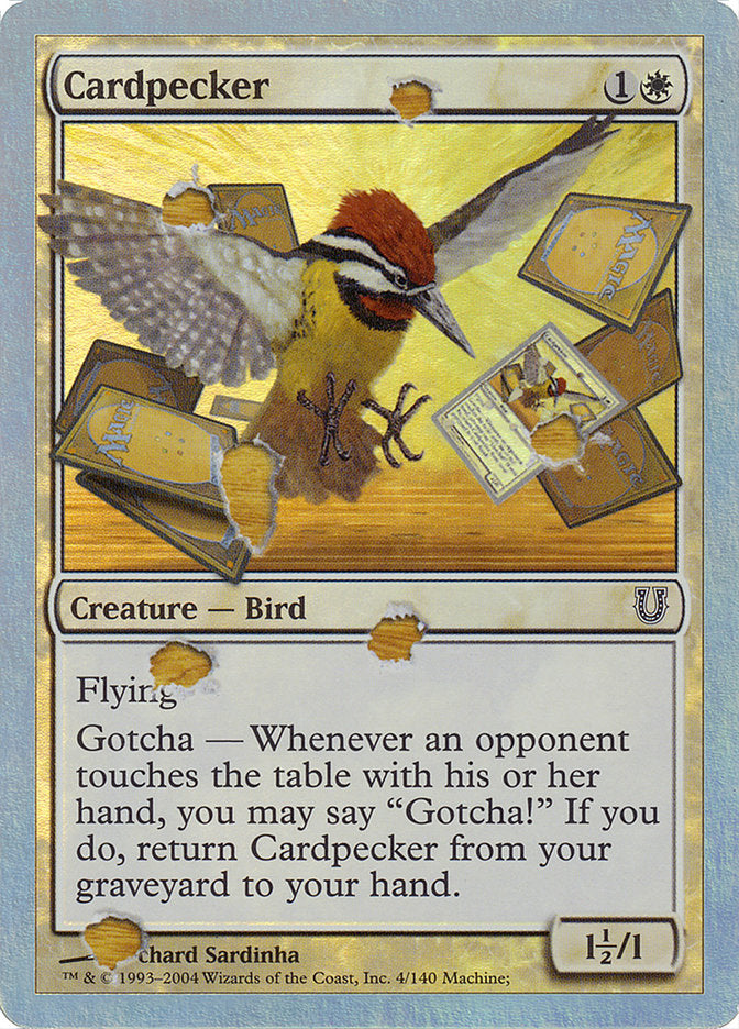 Cardpecker (Alternate Foil) [Unhinged] | Golgari Games