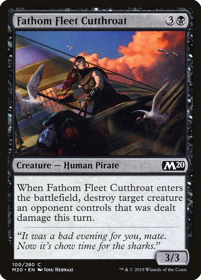 Fathom Fleet Cutthroat [Core Set 2020] | Local Legends