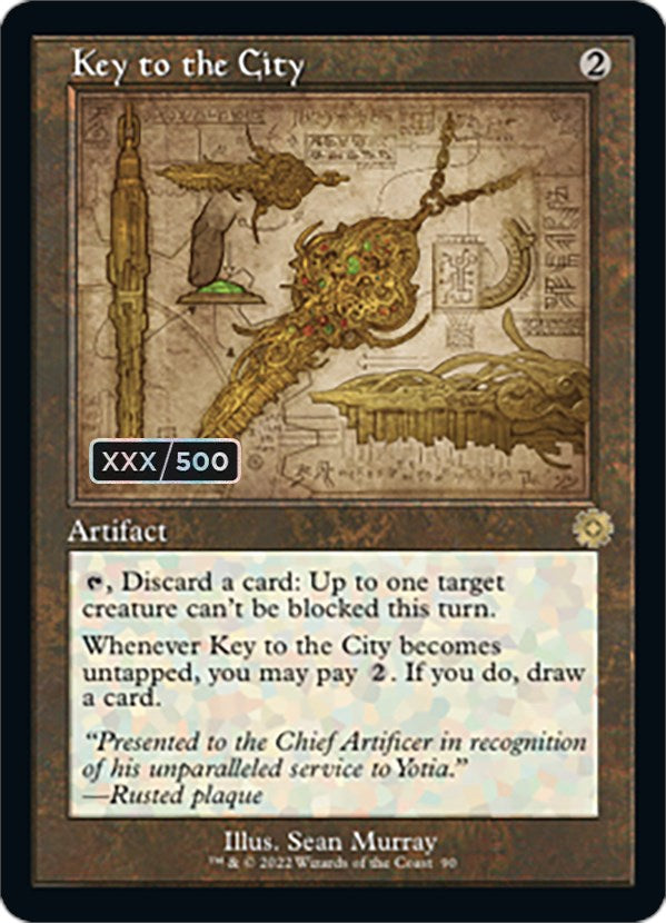 Key to the City (Retro Schematic) (Serial Numbered) [The Brothers' War Retro Artifacts] | Local Legends