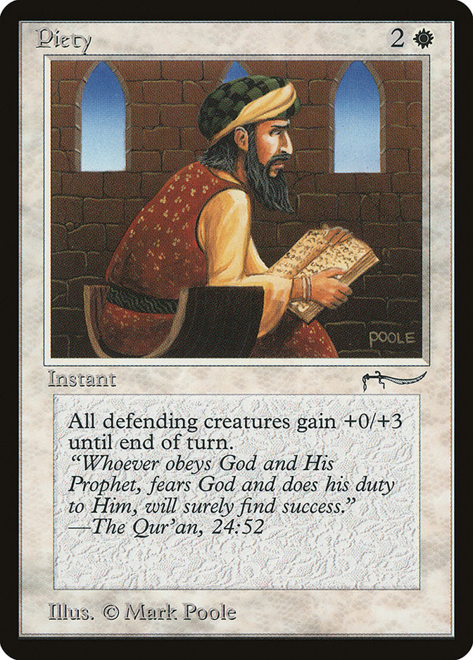 Piety (Light Mana Cost) [Arabian Nights] | Local Legends