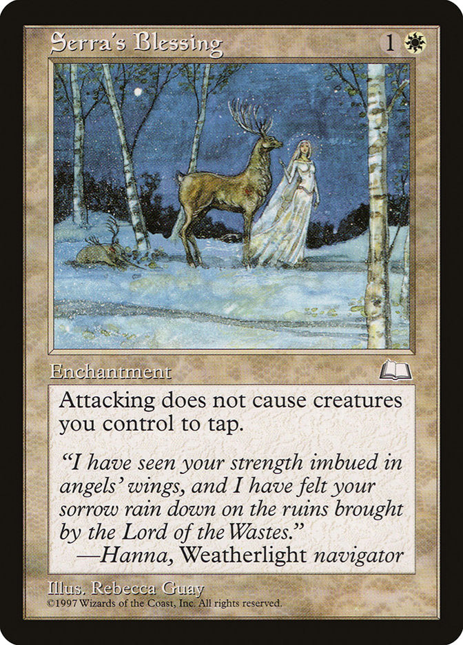 Serra's Blessing [Weatherlight] | Local Legends
