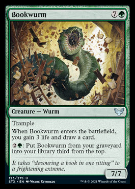 Bookwurm [Strixhaven: School of Mages] | Golgari Games