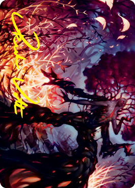 Splendid Reclamation Art Card (Gold-Stamped Signature) [Innistrad: Crimson Vow Art Series] | Local Legends