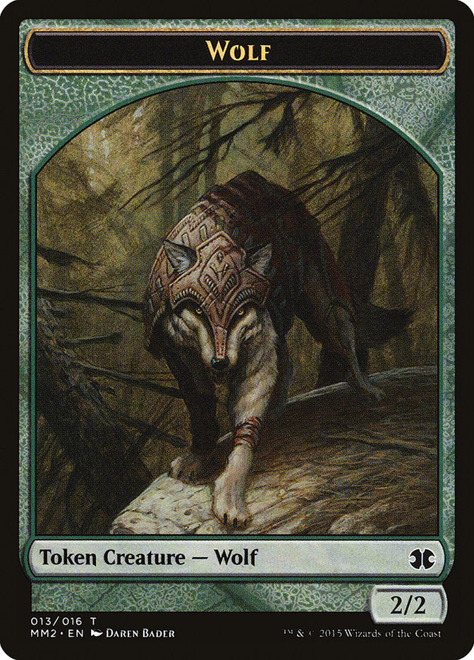 Wolf Token [Modern Masters 2015 Tokens] | Golgari Games