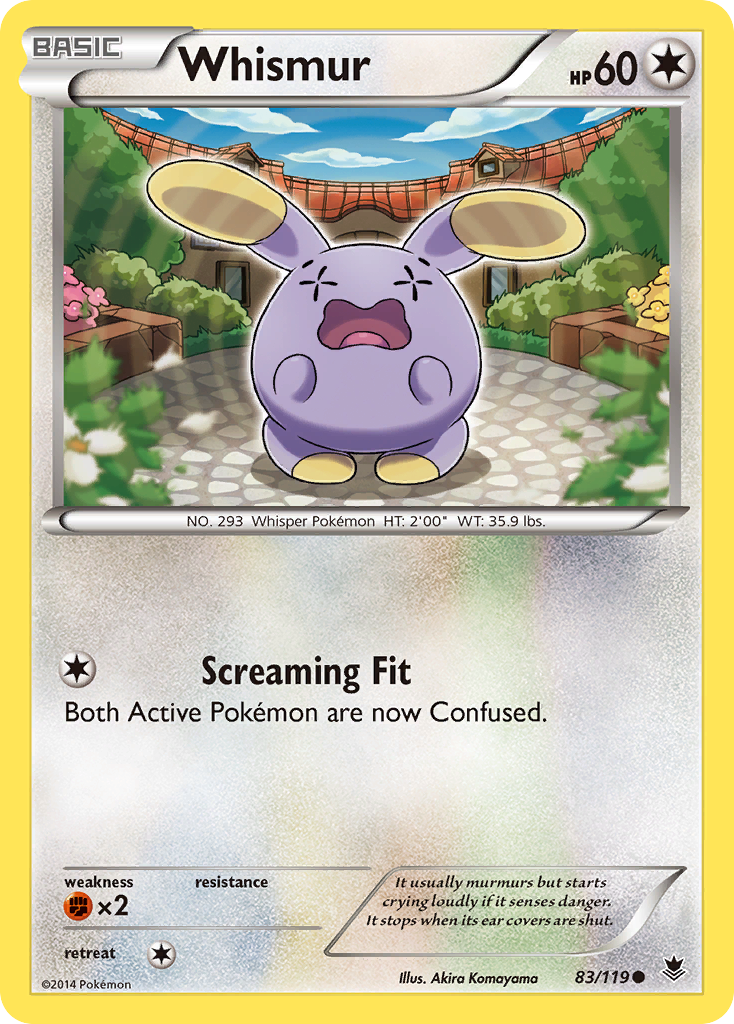 Whismur (83/119) [XY: Phantom Forces] | Golgari Games