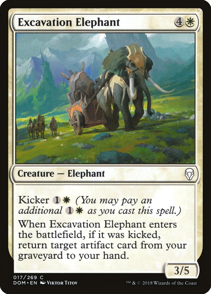 Excavation Elephant [Dominaria] | Local Legends