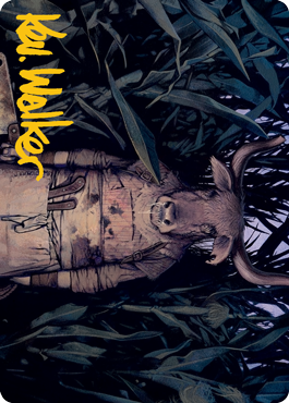 Fleshtaker Art Card (Gold-Stamped Signature) [Innistrad: Midnight Hunt Art Series] | Local Legends