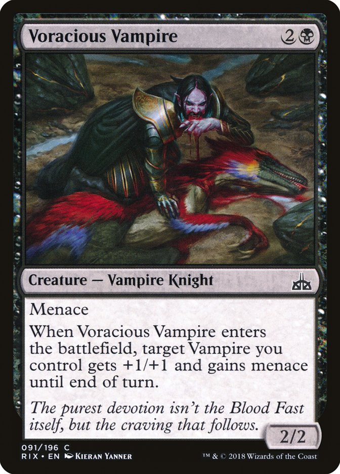 Voracious Vampire [Rivals of Ixalan] | Golgari Games