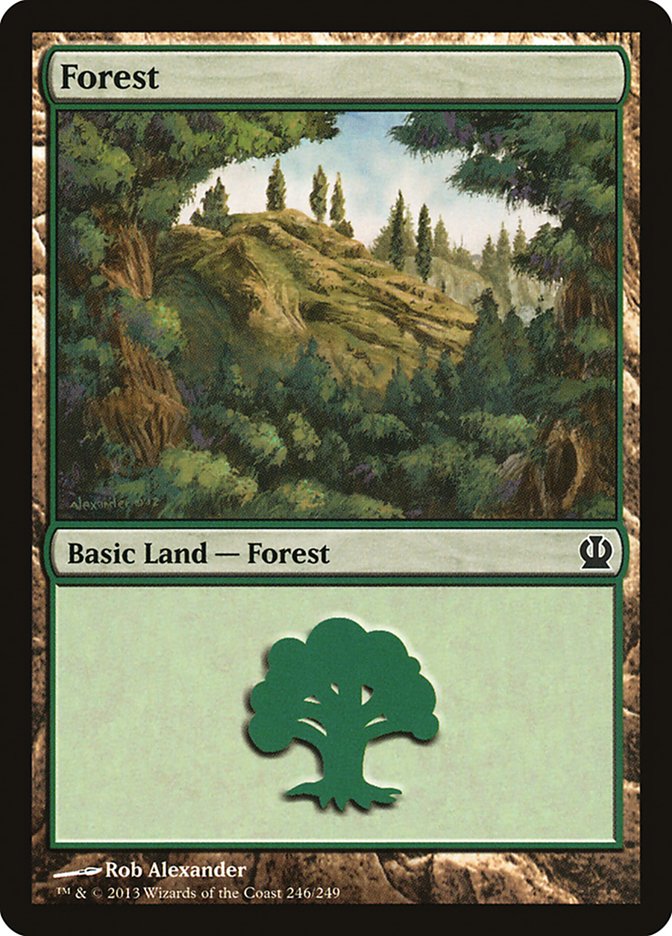 Forest (246) [Theros] | Local Legends