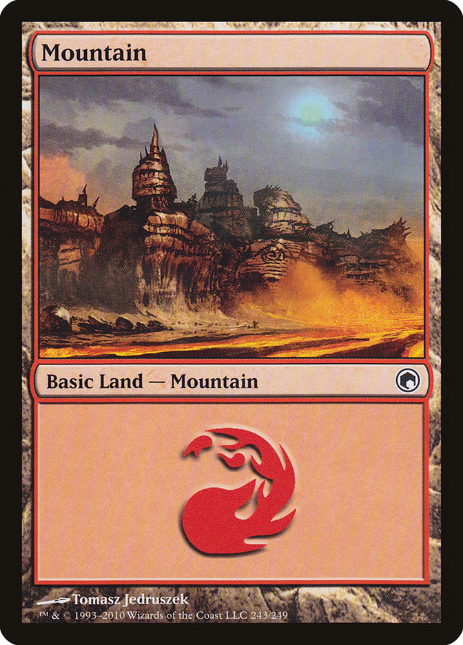 Mountain (243) [Scars of Mirrodin] | Golgari Games