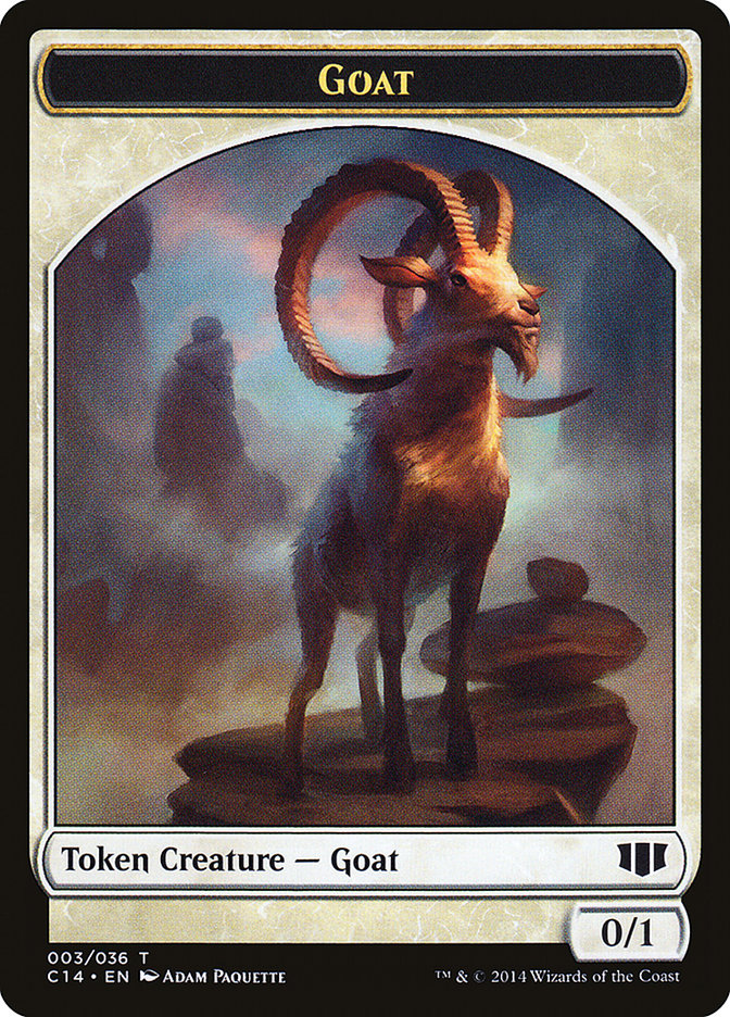 Wurm (032/036) // Goat Double-sided Token [Commander 2014 Tokens] | Golgari Games