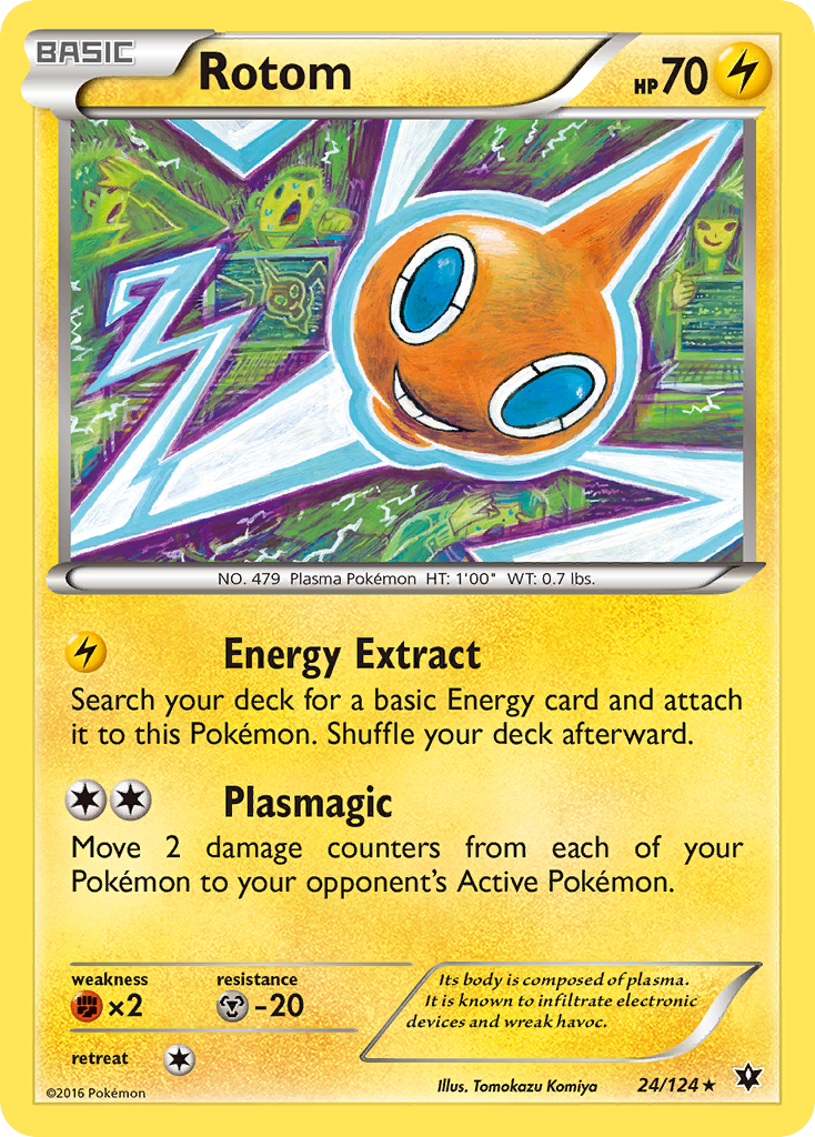 Rotom (24/124) [XY: Fates Collide] | Golgari Games