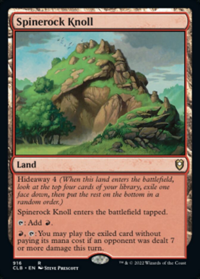 Spinerock Knoll [Commander Legends: Battle for Baldur's Gate] | Local Legends