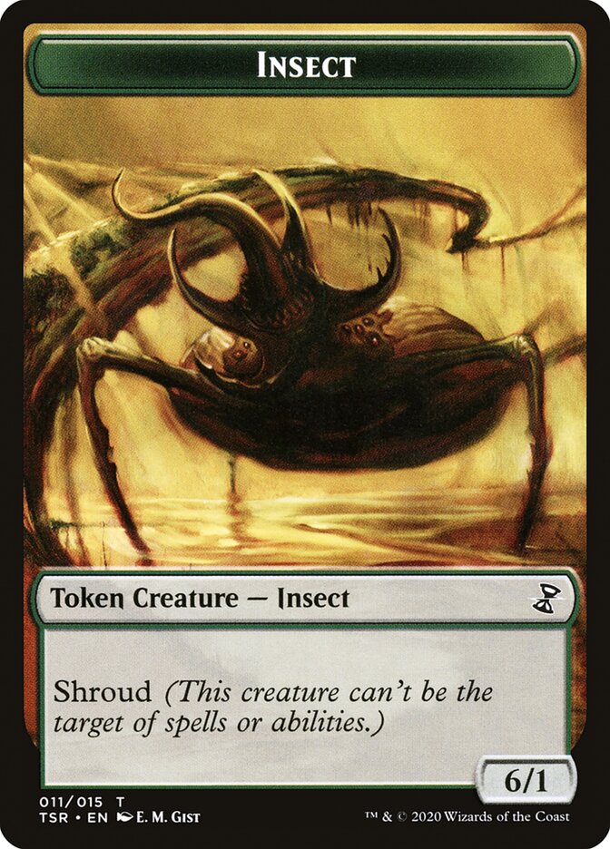 Insect Token [Time Spiral Remastered Tokens] | Golgari Games