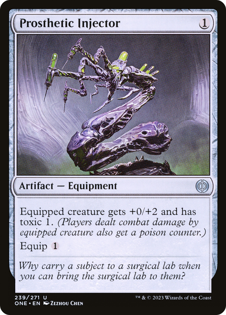 Prosthetic Injector [Phyrexia: All Will Be One] | Golgari Games