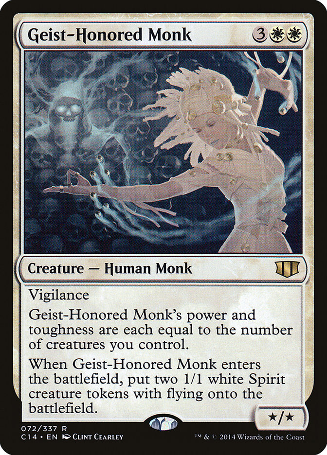 Geist-Honored Monk [Commander 2014] | Golgari Games