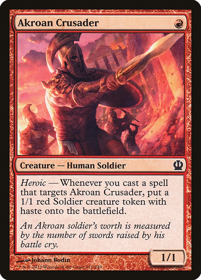 Akroan Crusader [Theros] | Golgari Games