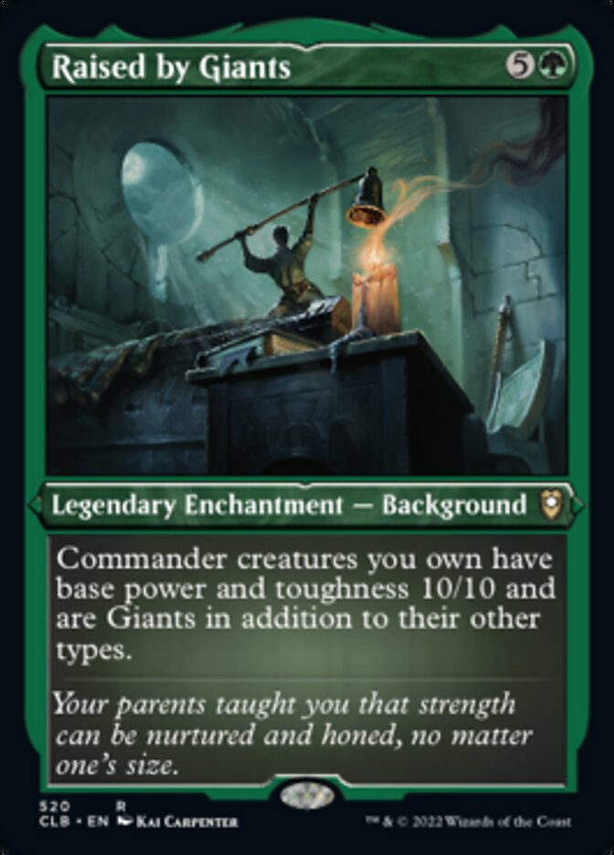 Raised by Giants (Foil Etched) [Commander Legends: Battle for Baldur's Gate] | Local Legends