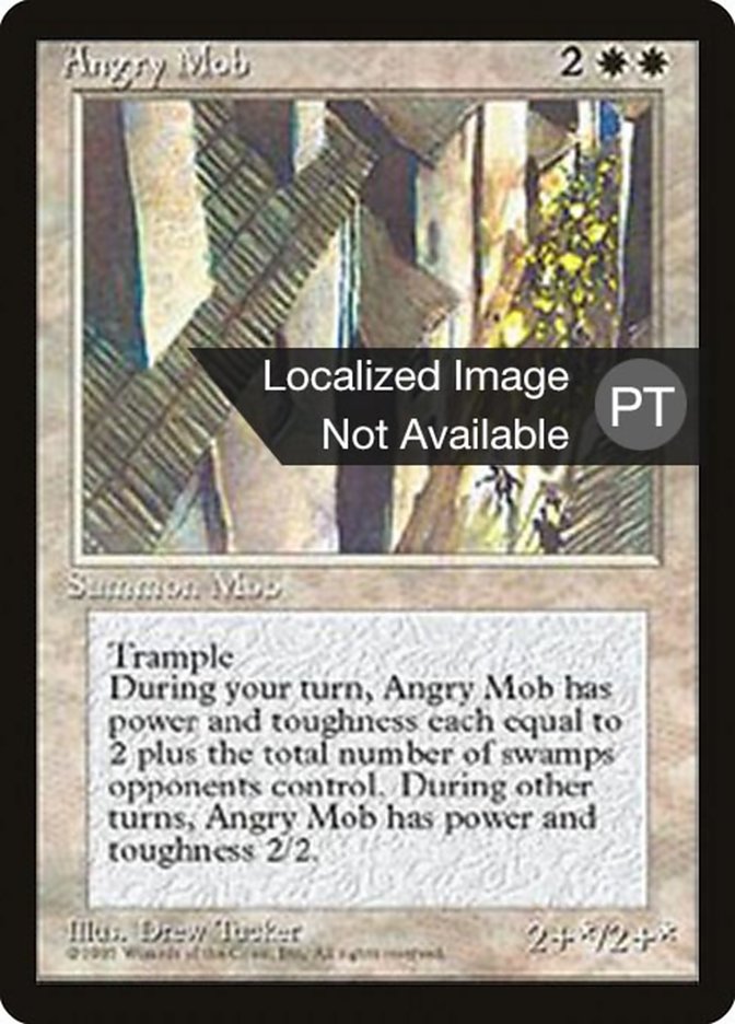 Angry Mob [Fourth Edition (Foreign Black Border)] | Golgari Games