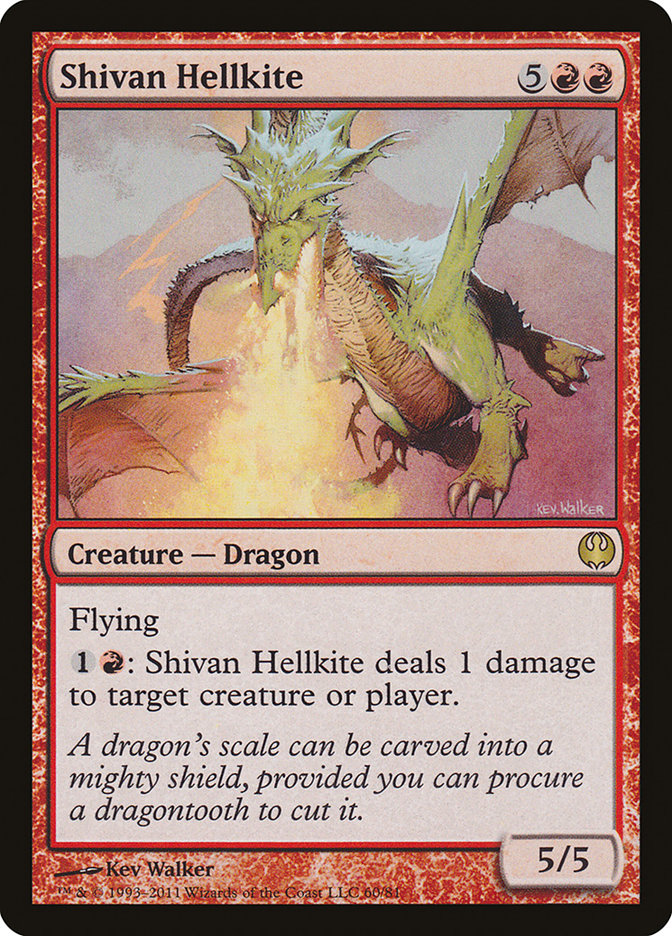 Shivan Hellkite [Duel Decks: Knights vs. Dragons] | Local Legends