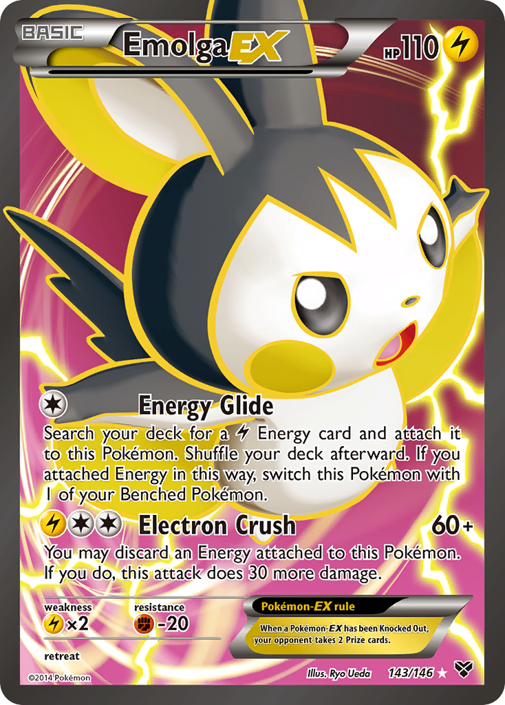 Emolga EX (143/146) [XY: Base Set] | Golgari Games