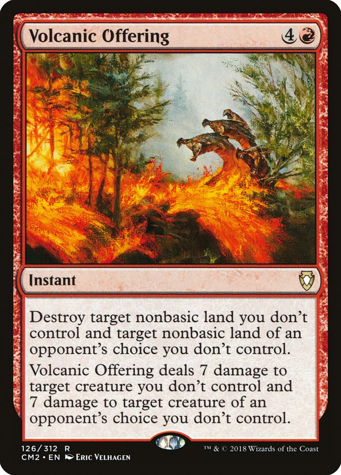 Volcanic Offering [Commander Anthology Volume II] | Golgari Games