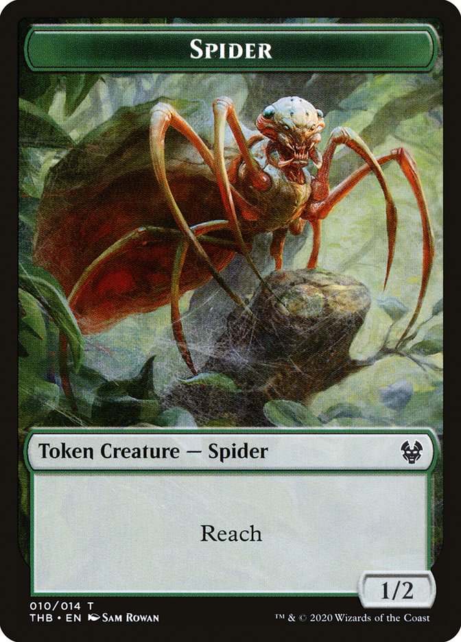 Spider Token [Theros Beyond Death Tokens] | Golgari Games