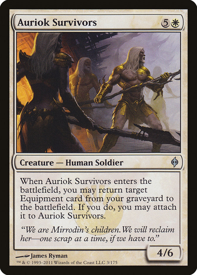 Auriok Survivors [New Phyrexia] | Golgari Games