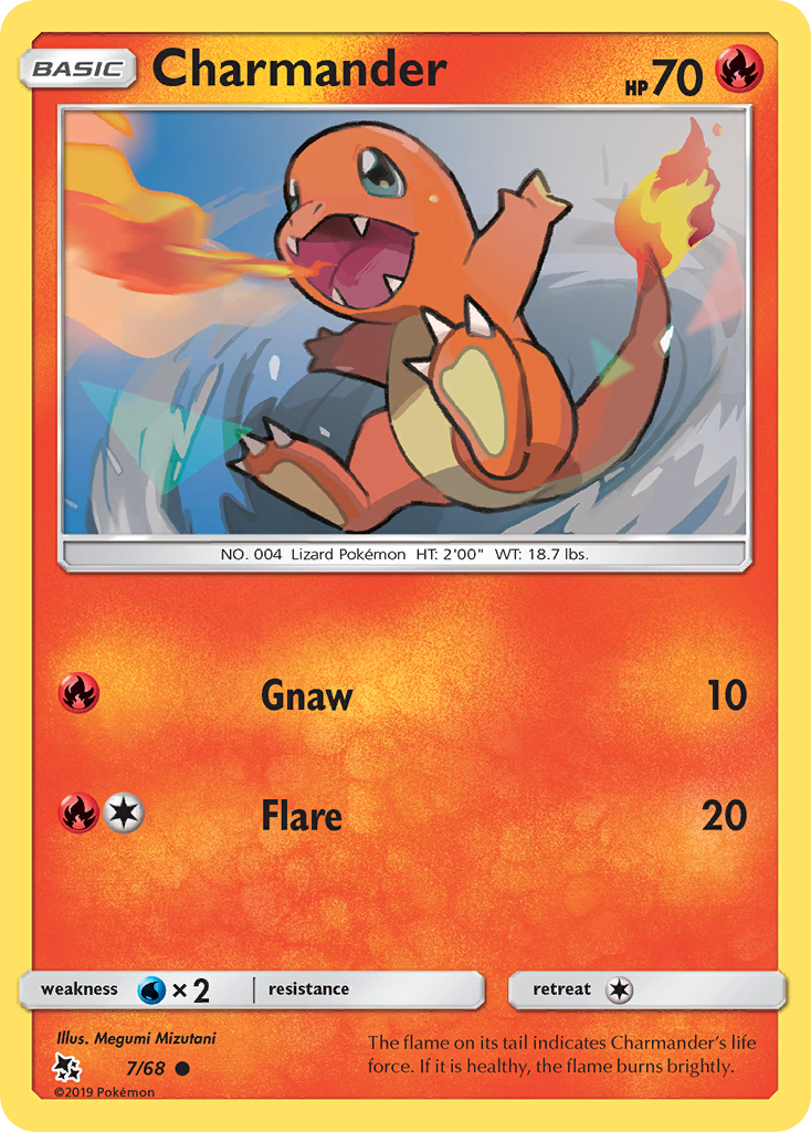 Charmander (7/68) [Sun & Moon: Hidden Fates] | Golgari Games