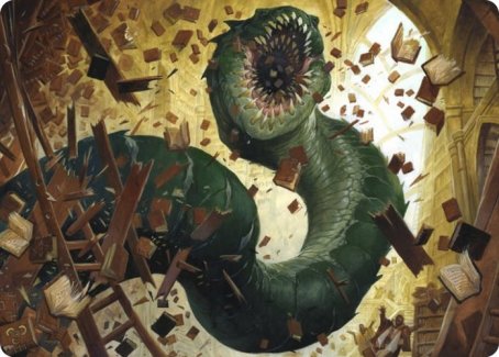 Bookwurm Art Card [Strixhaven: School of Mages Art Series] | Local Legends