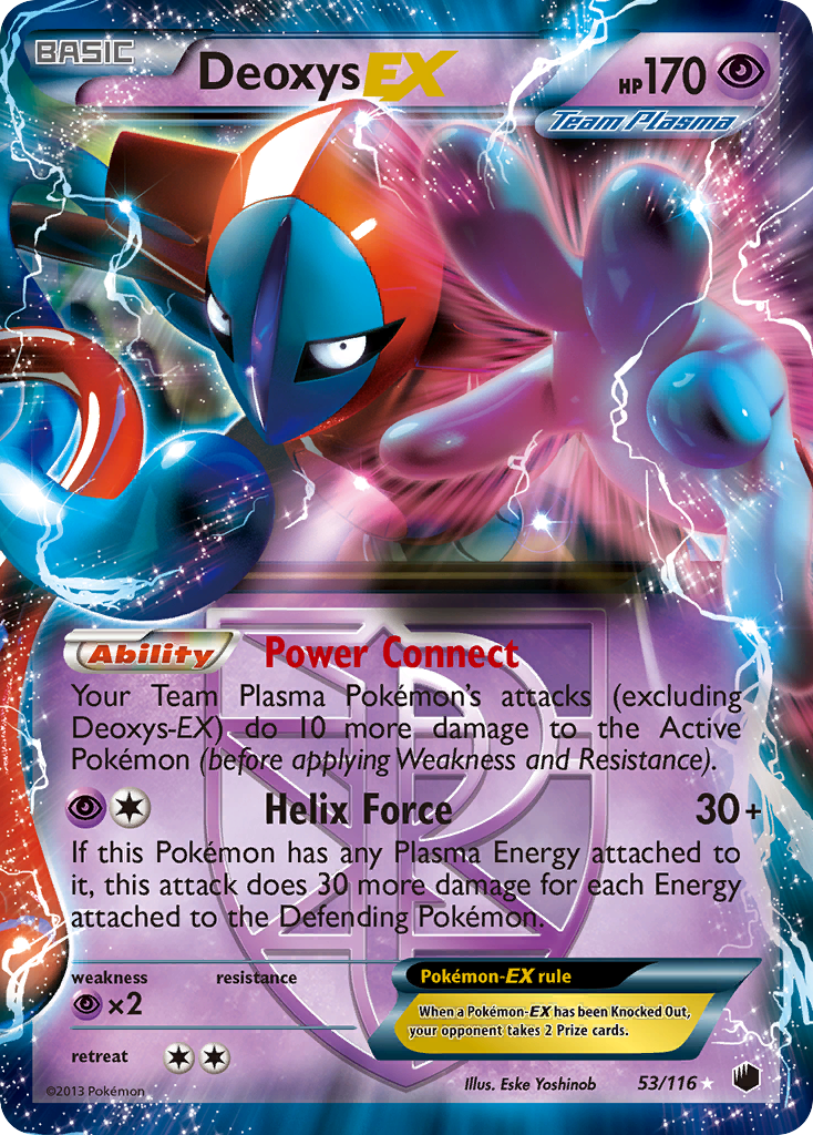 Deoxys EX (53/116) [Black & White: Plasma Freeze] | Golgari Games