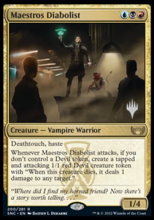 Maestros Diabolist (Promo Pack) [Streets of New Capenna Promos] | Local Legends