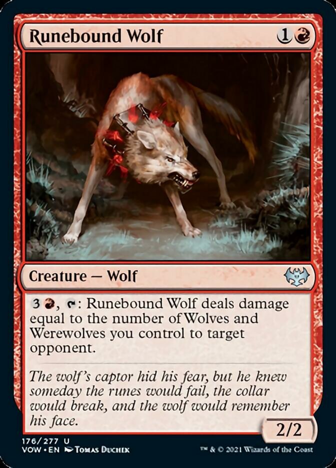 Runebound Wolf [Innistrad: Crimson Vow] | Golgari Games