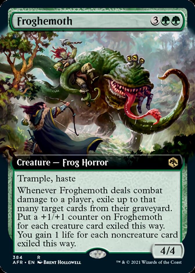 Froghemoth (Extended Art) [Dungeons & Dragons: Adventures in the Forgotten Realms] | Golgari Games