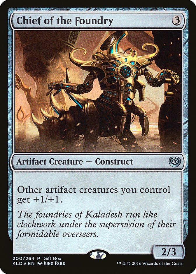 Chief of the Foundry (Gift Pack) [Kaladesh Promos] | Golgari Games