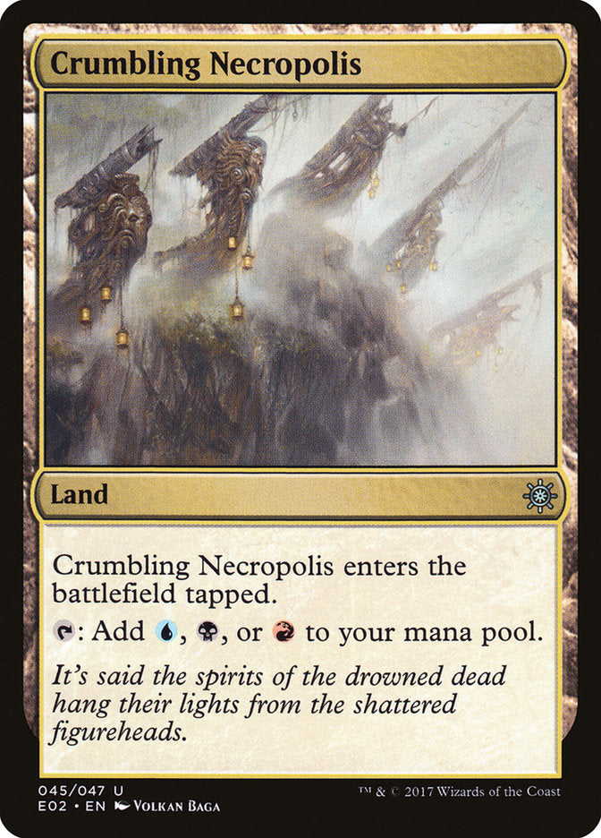 Crumbling Necropolis [Explorers of Ixalan] | Golgari Games