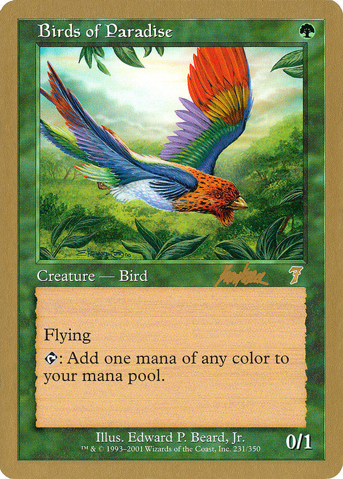 Birds of Paradise (Brian Kibler) [World Championship Decks 2002] | Golgari Games