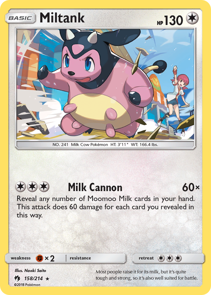 Miltank (158/214) [Sun & Moon: Lost Thunder] | Golgari Games