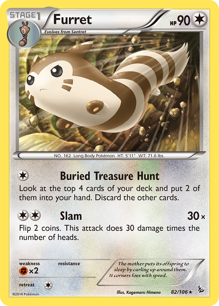 Furret (82/106) [XY: Flashfire] | Golgari Games