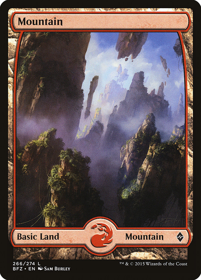 Mountain (266) [Battle for Zendikar] | Golgari Games