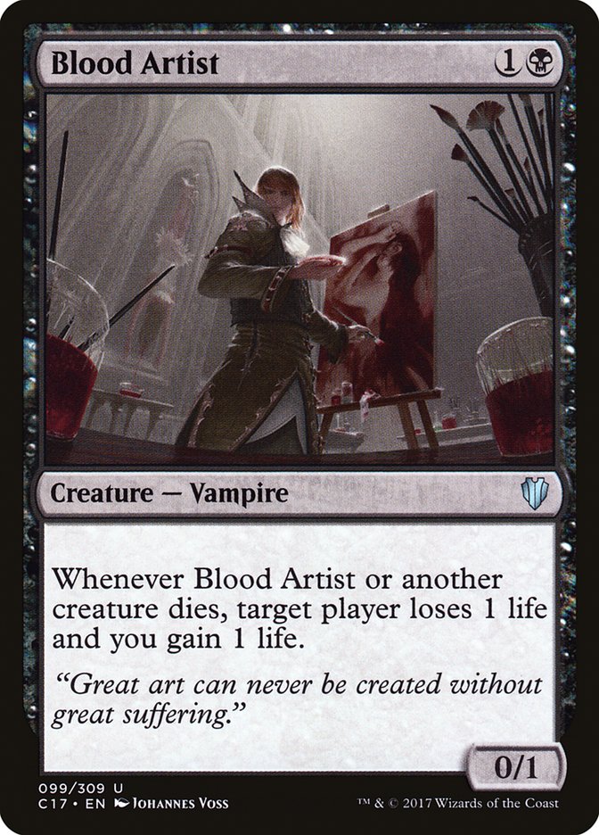 Blood Artist [Commander 2017] | Golgari Games