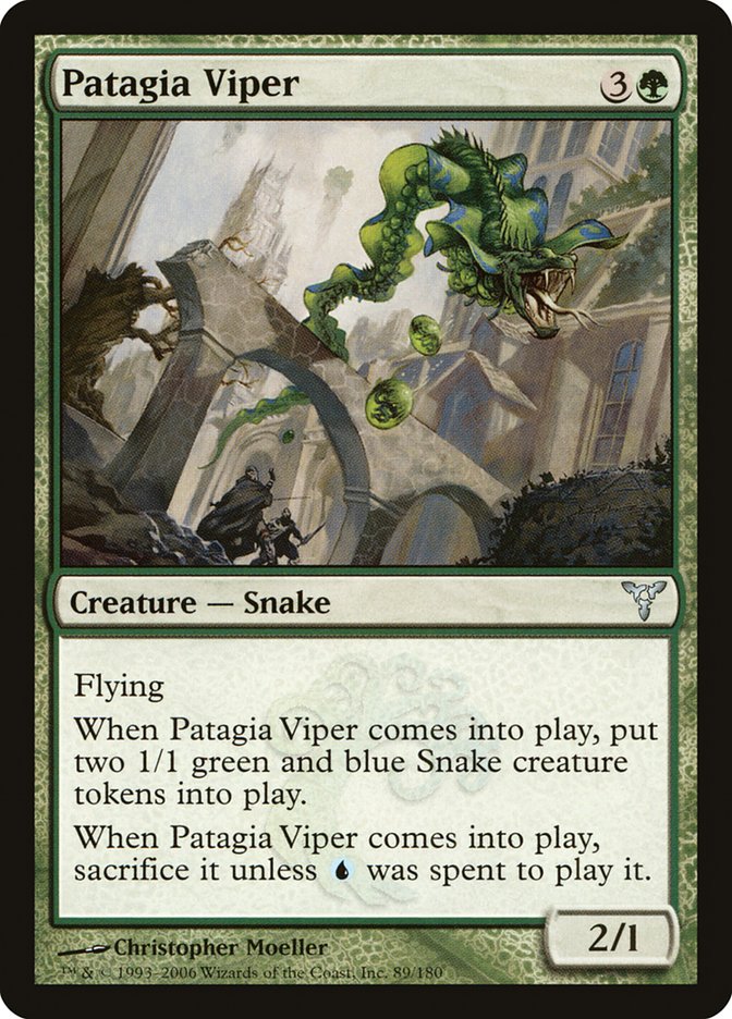 Patagia Viper [Dissension] | Golgari Games