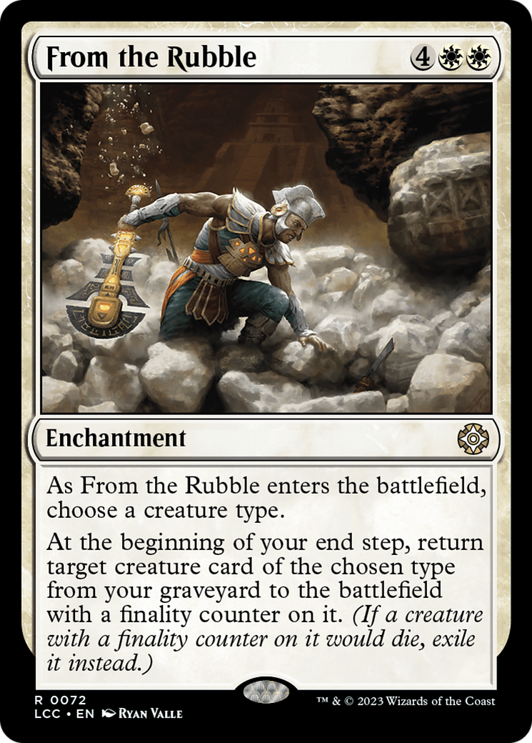 From the Rubble [The Lost Caverns of Ixalan Commander] | Local Legends