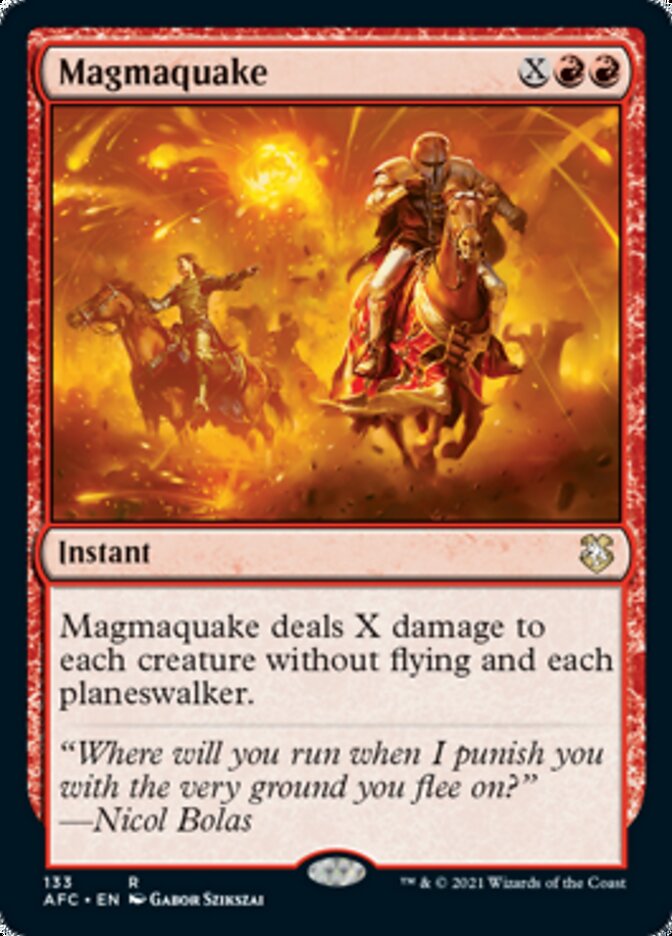 Magmaquake [Dungeons & Dragons: Adventures in the Forgotten Realms Commander] | Local Legends